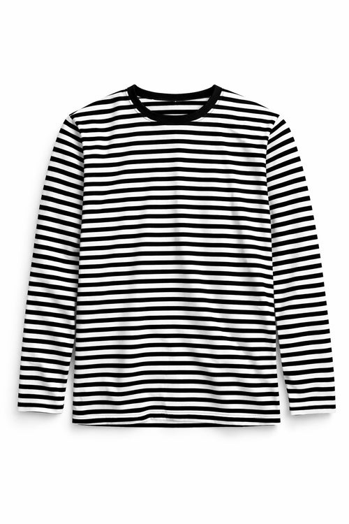 Langærmet trøje til herre størrelser fra extra small til extra large